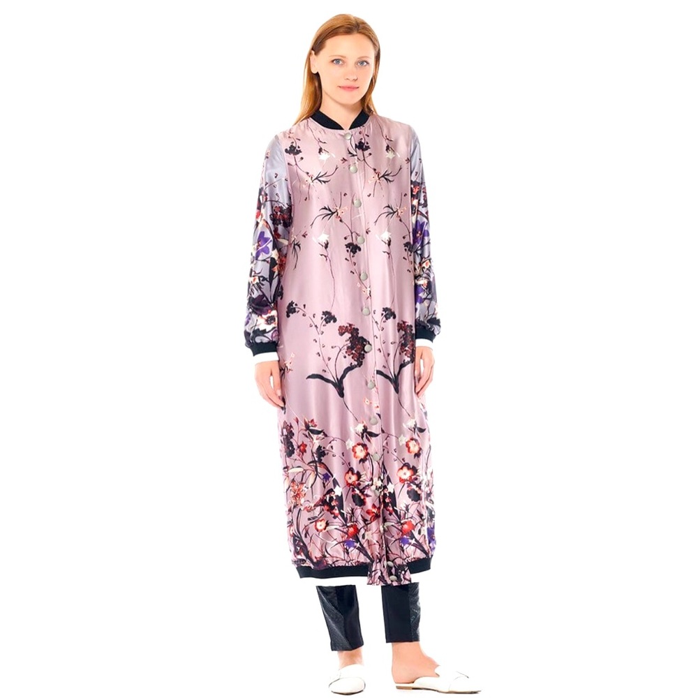 Gracia Long Duster/Baseball Jacket